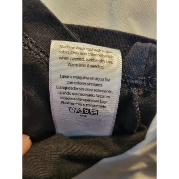 Time and tru large womens black basic v neck tee - Picture 5 of 7